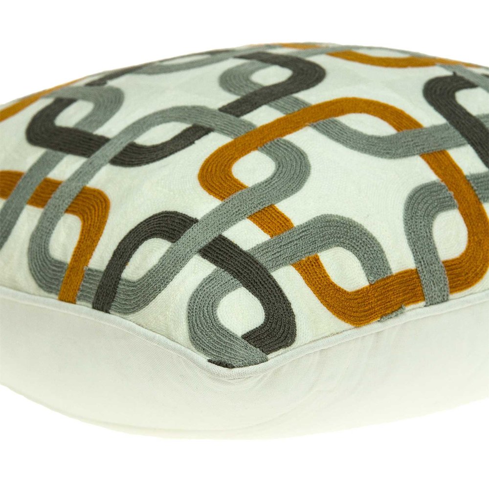 20" X 7" X 20" Multicolor Pillow Cover With Poly Insert
