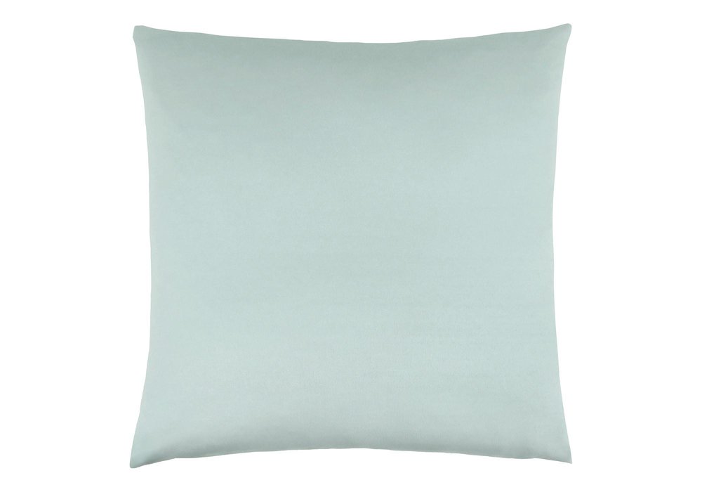 18" X 18" Mint Green Polyester Zippered Pillow