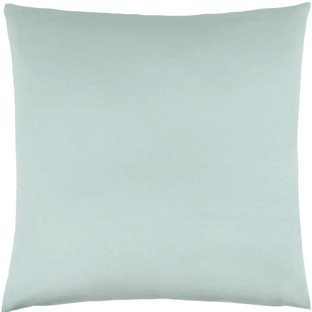 18" X 18" Mint Green Polyester Zippered Pillow