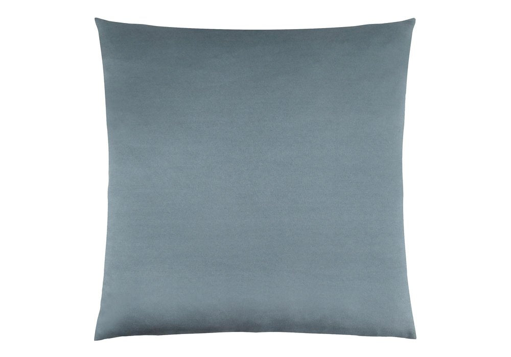 18" X 18" Blue Polyester Zippered Pillow
