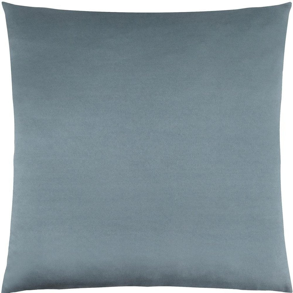 18" X 18" Blue Polyester Zippered Pillow