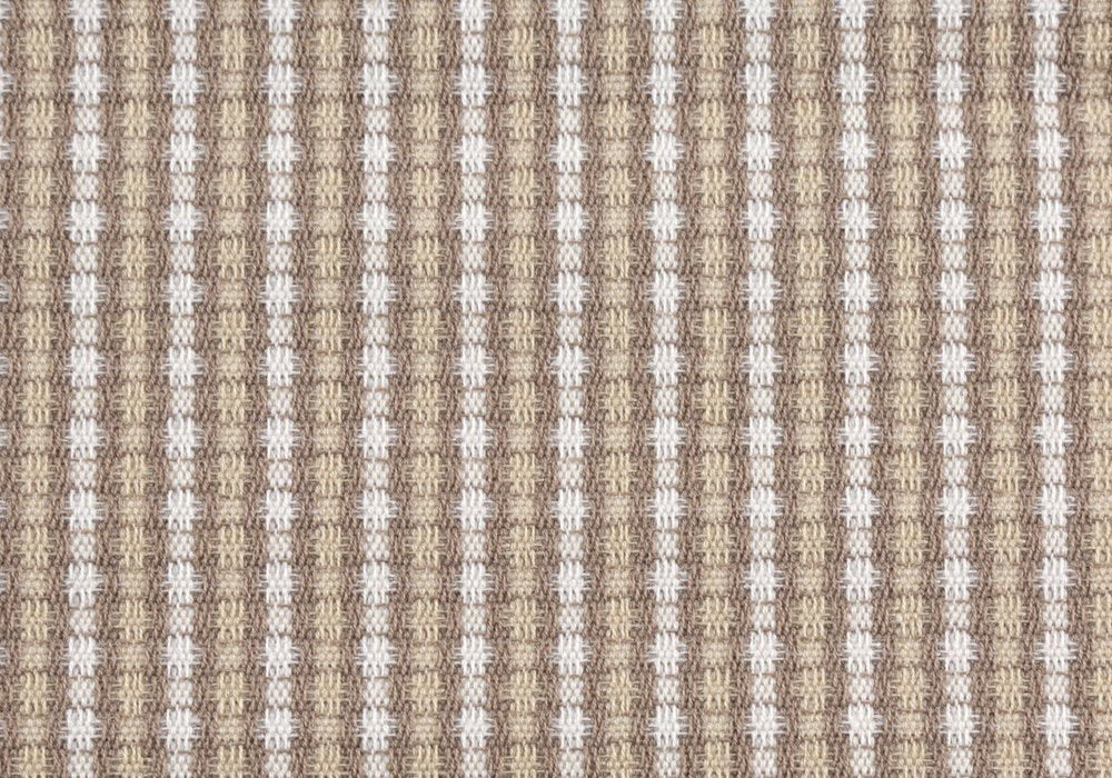 Set Of Two 18" X 18" Taupe Polyester Striped Zippered Pillow
