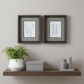 10" X 12" Brushed Silver Frame Aquarelle Birches (Set Of 2)
