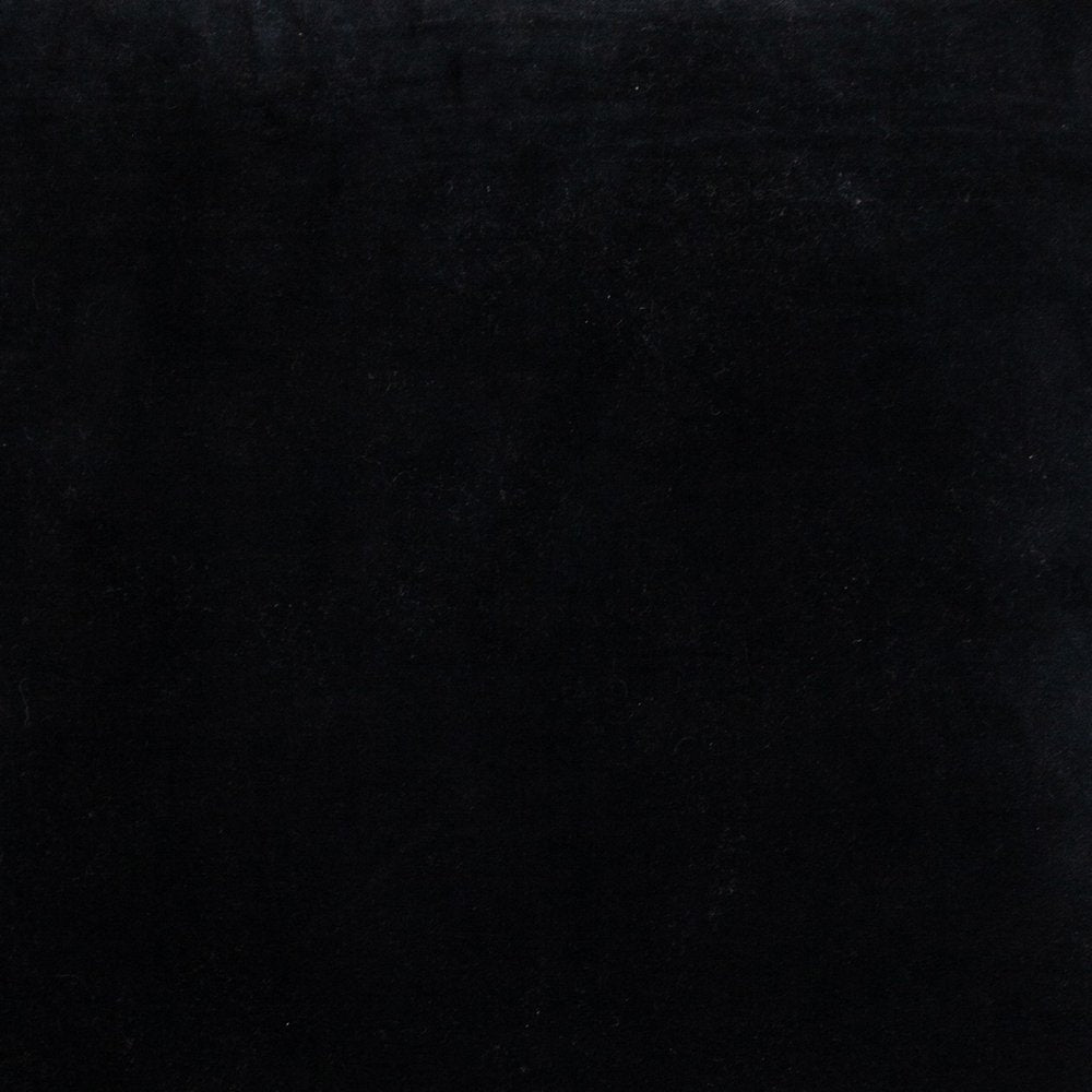 18" Black Velvet Throw Pillow
