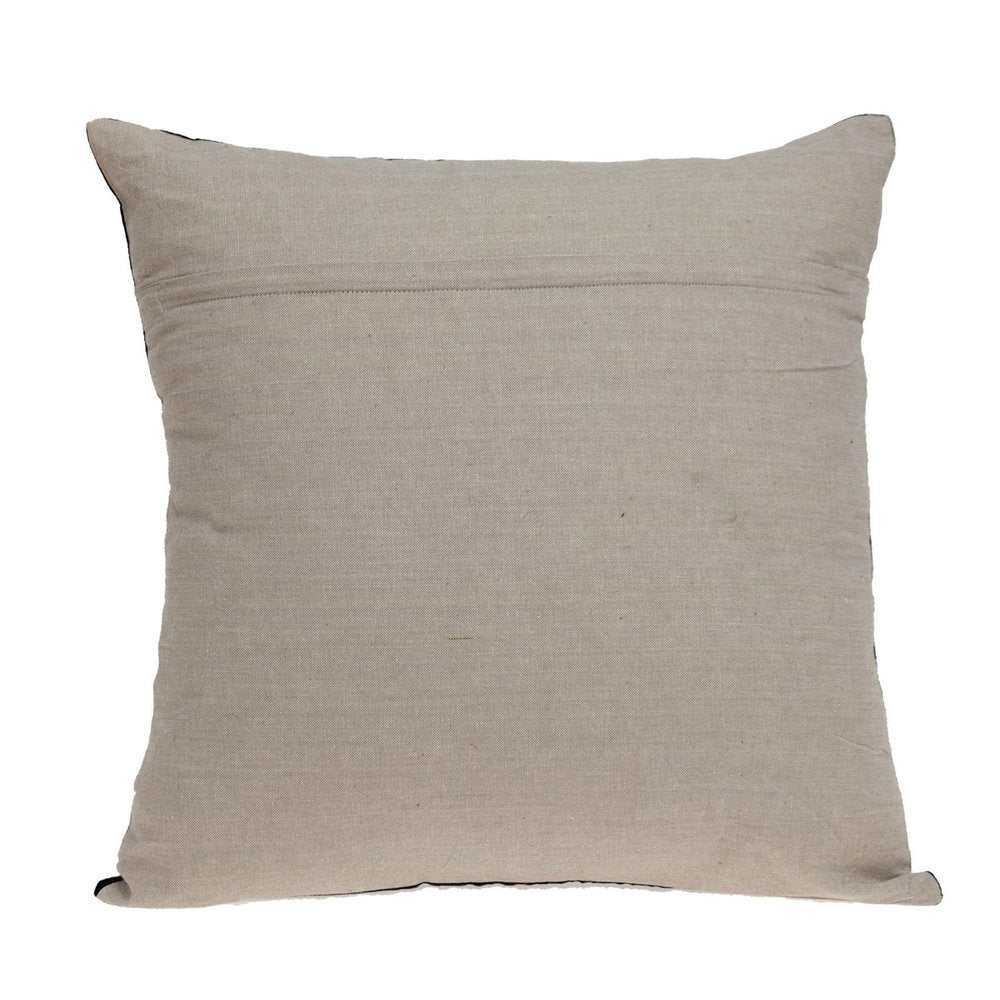 18" Black Velvet Throw Pillow