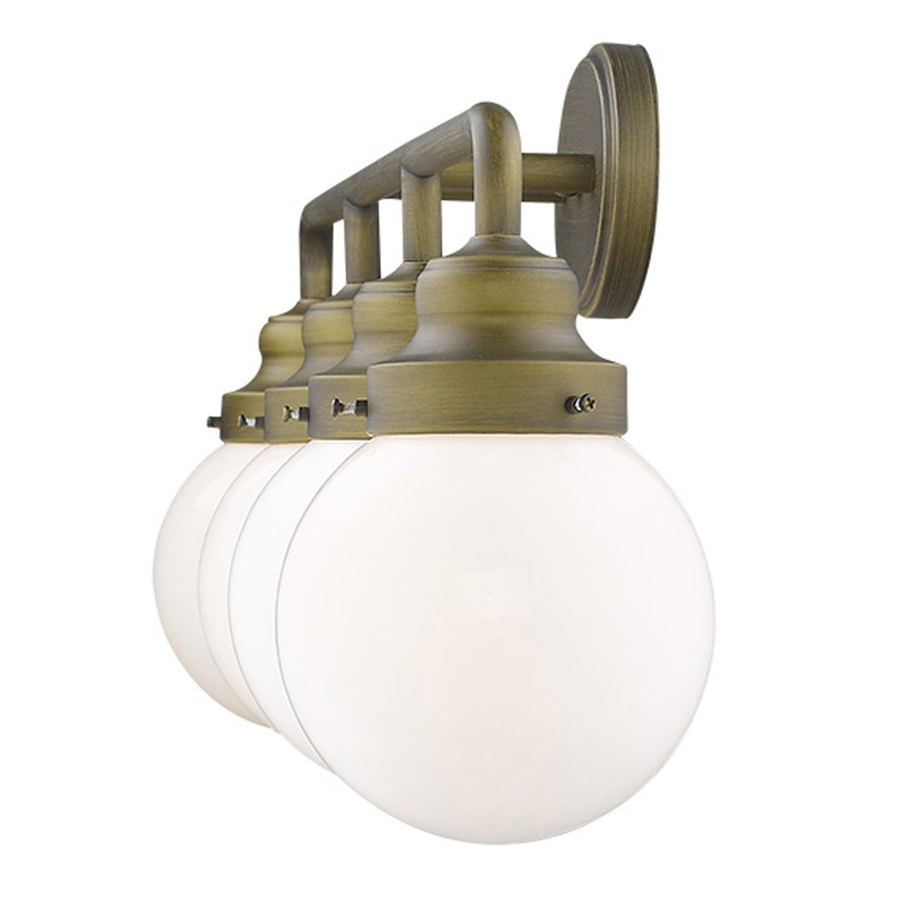 12" Silver And Clear Metal and Glass Vanity Flush Mounted Sconce