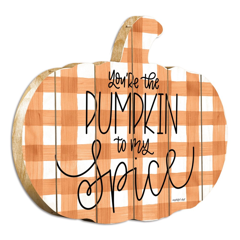 15" X 17" Black Orange And White Pumpkin Wood Plank Hanging Wall Decor