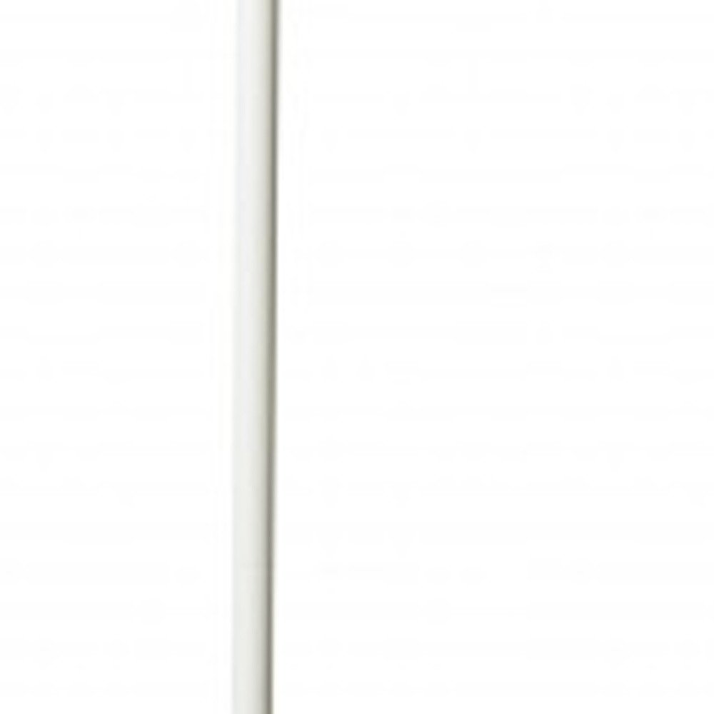 73" White LED Torchiere Floor Lamp With White