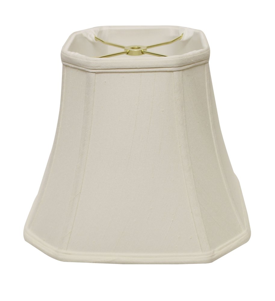 White Monay Shantung Silk Square Lamp Shade