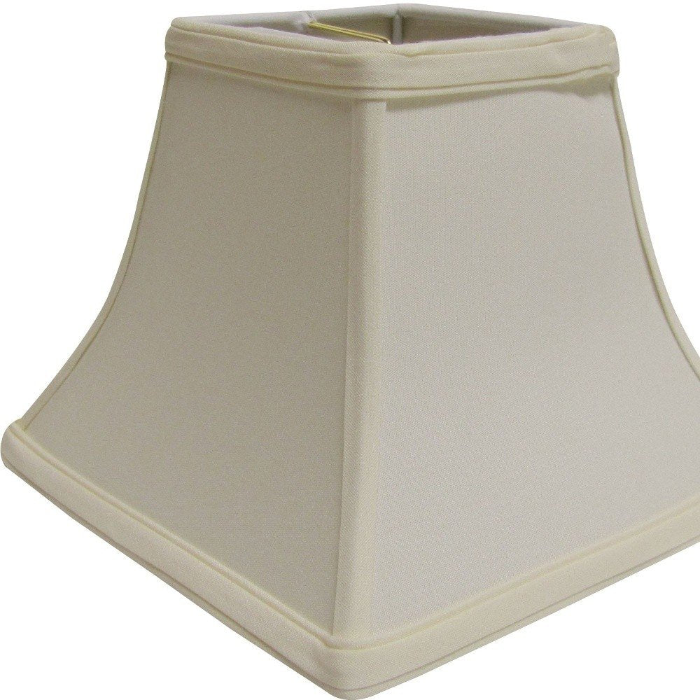 Ivory No Slub Innsbruck Square Lamp Shade