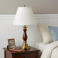 White Silk Empire Lamp Shade