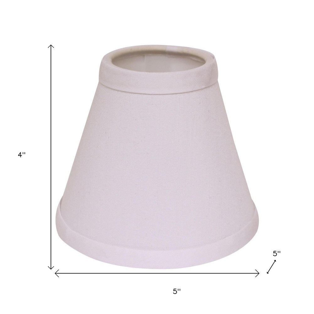 White No Slub Innsbruck Empire Lamp Shade