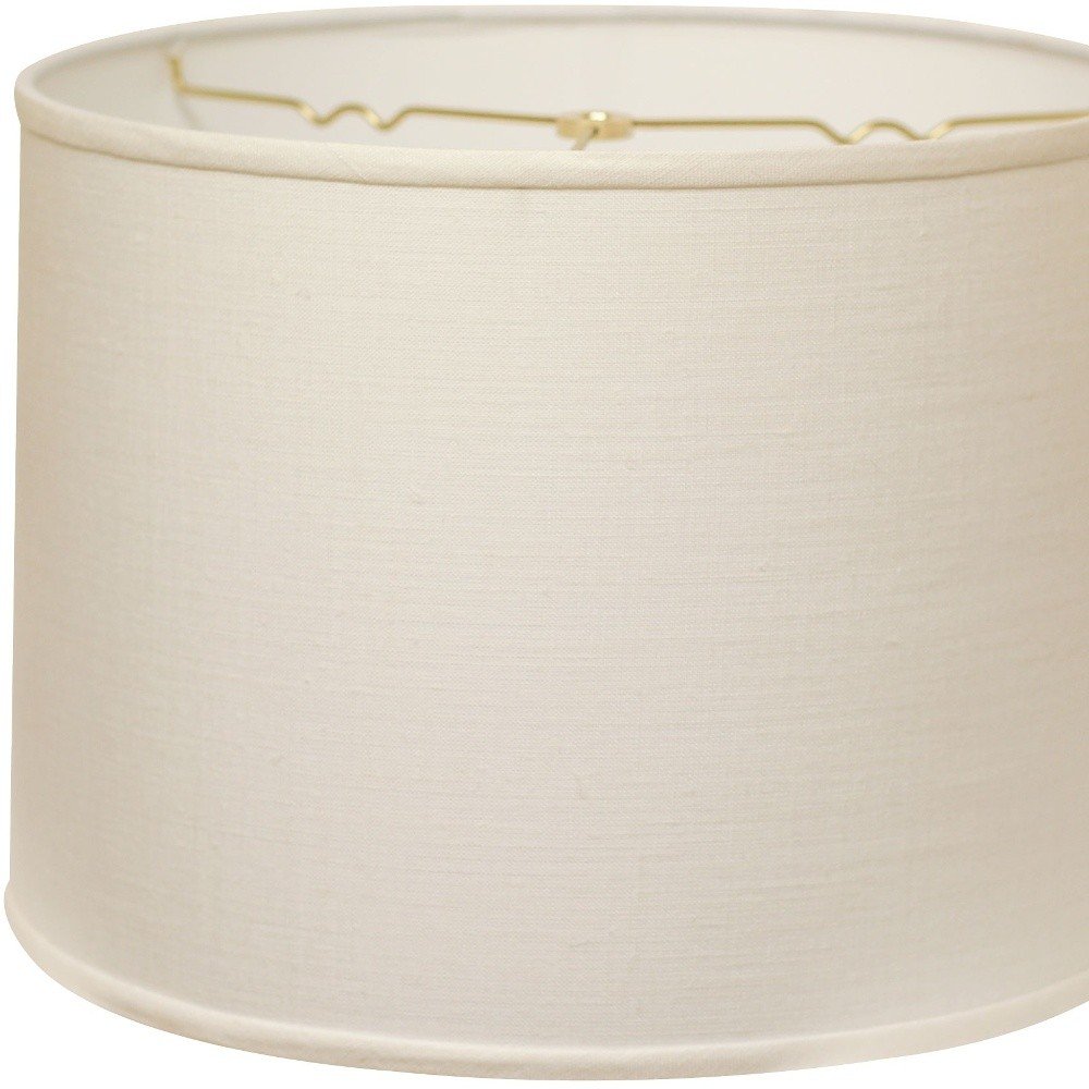 Beige Linen Drum Lamp Shade