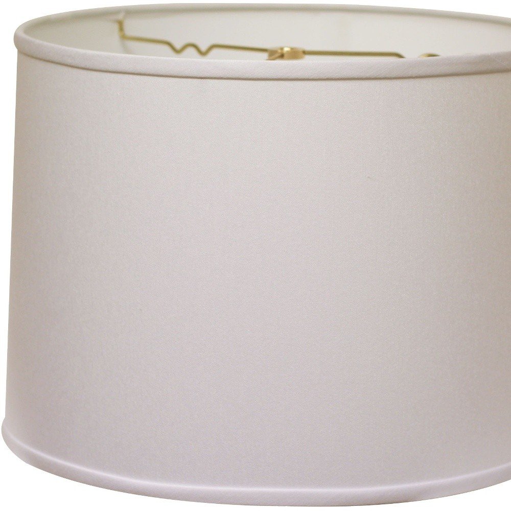 White No Slub Innsbruck Drum Lamp Shade