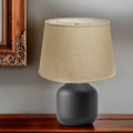 16" Dark Wheat Throwback Drum Linen Lampshade