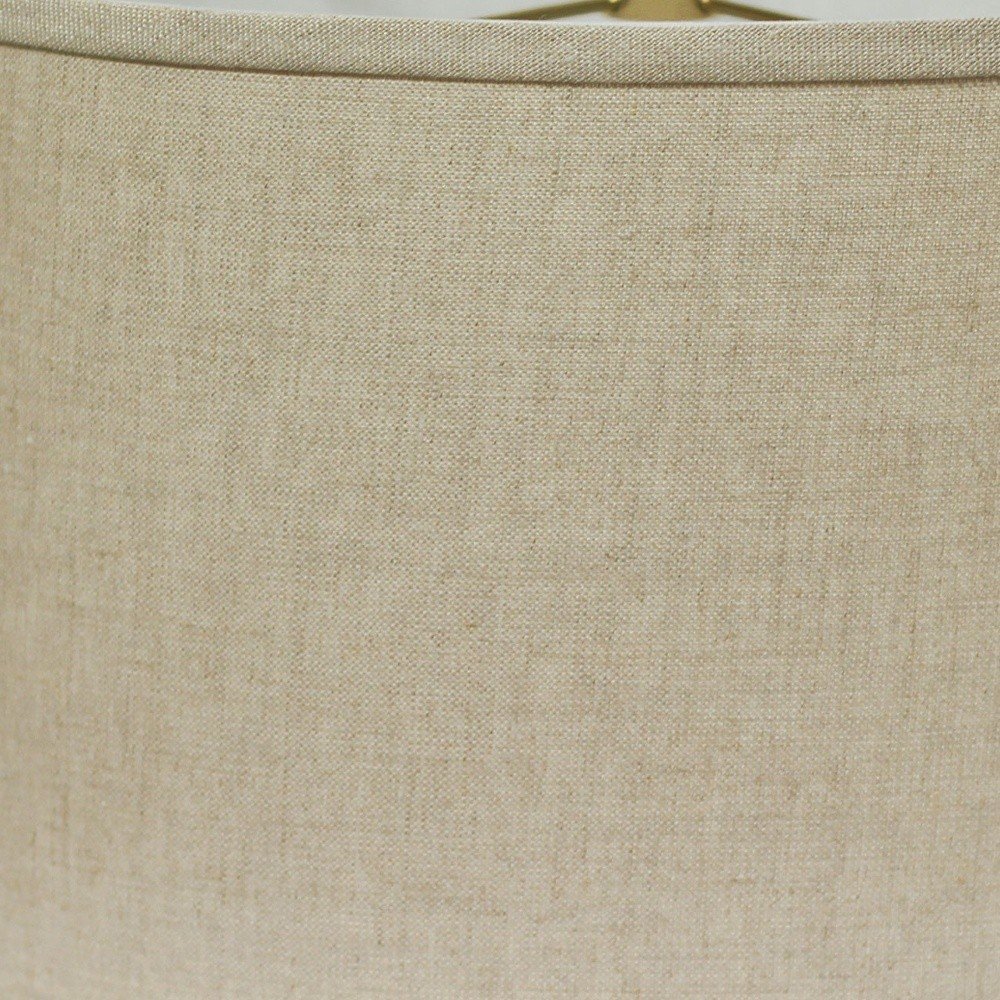 Beige Linen Oval Lamp Shade