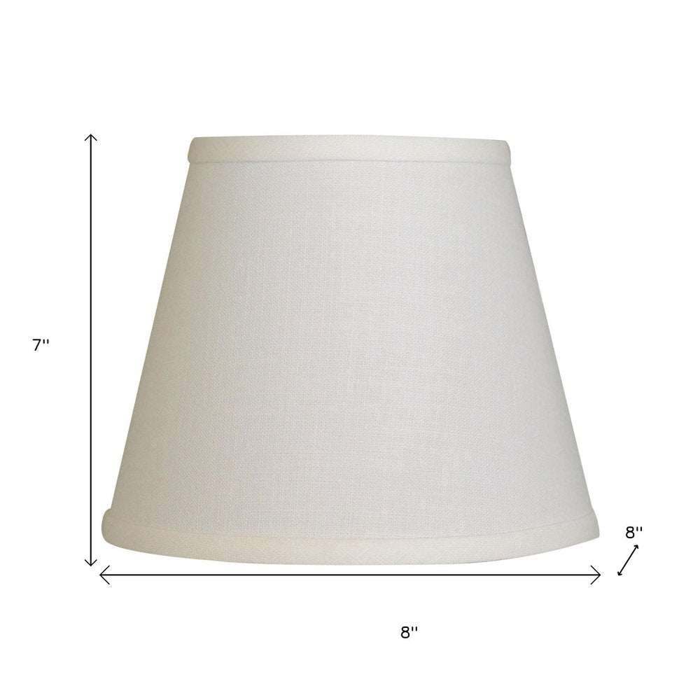 Beige Linen Empire Lamp Shade