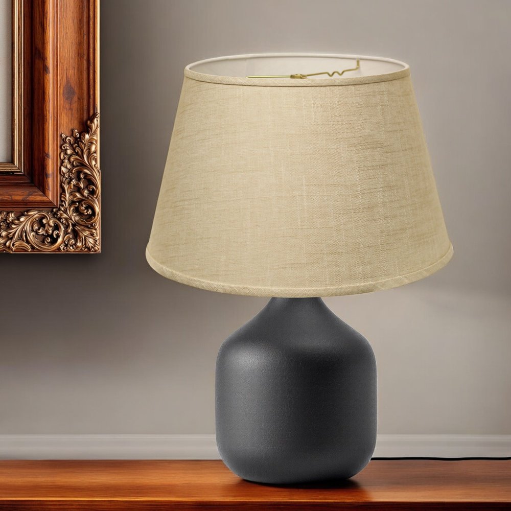 Light Yellow Linen Empire Lamp Shade