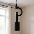 Black Bulb Metal Chandelier