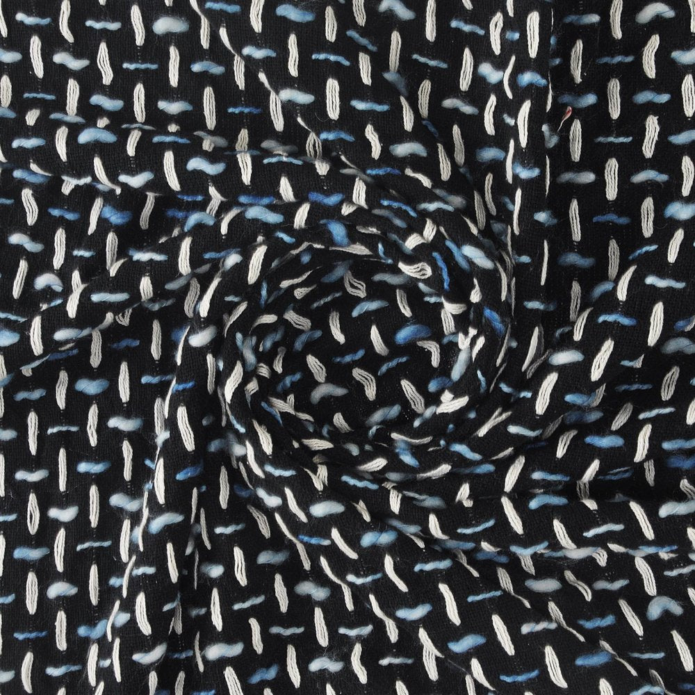 50" X 60" Black And Gold Geometric Cotton Woven Throw Blanket with Tassels