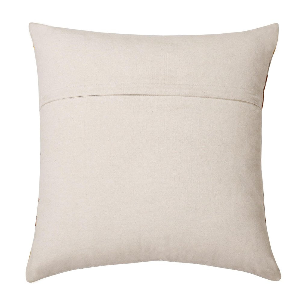 20" Yellow and White Throw Pillow