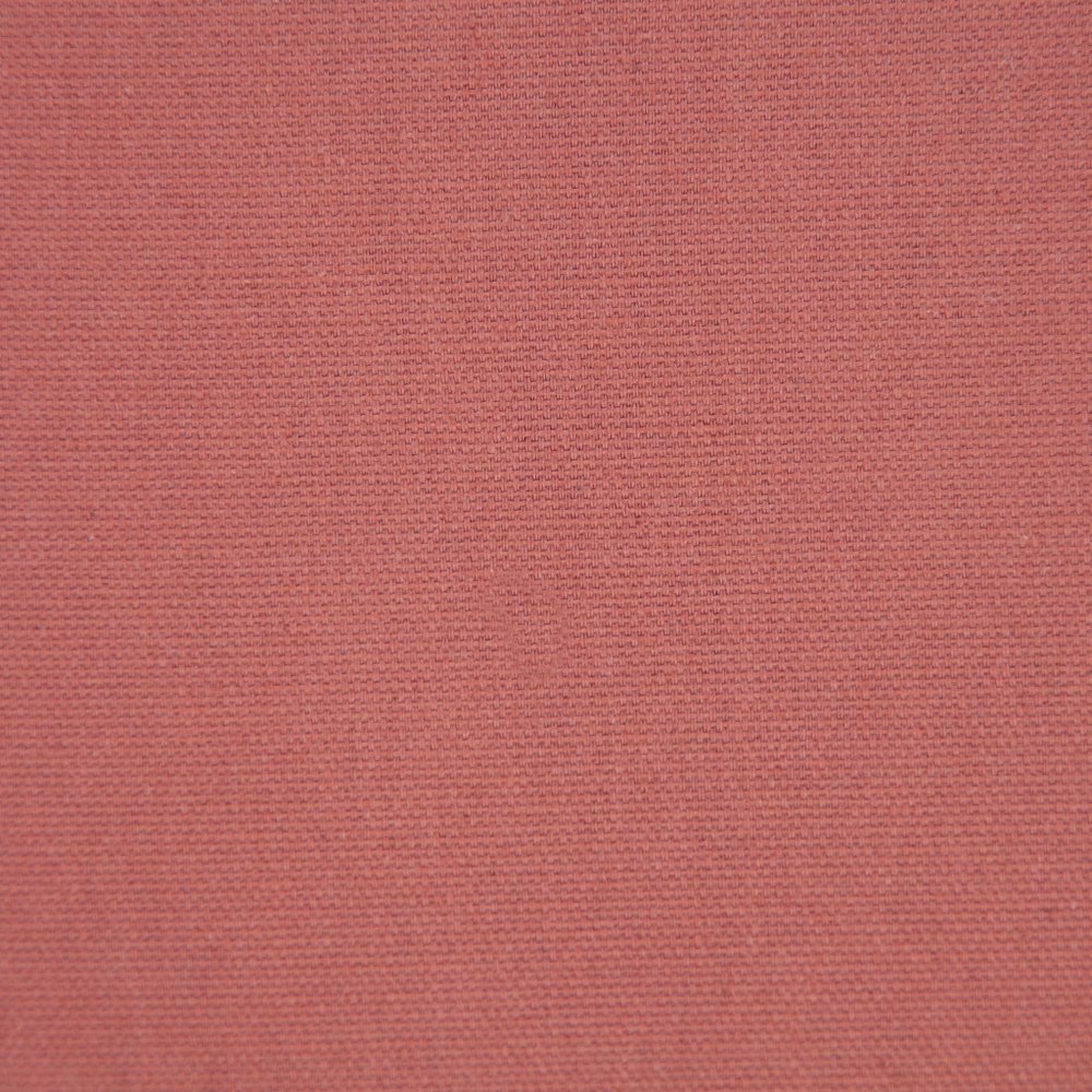 20" X 20" Deep Coral And White 100% Cotton Geometric Zippered Pillow
