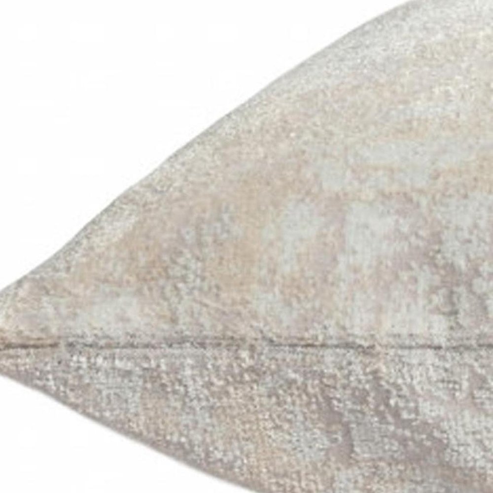 20" Gray Abstract Throw Pillow