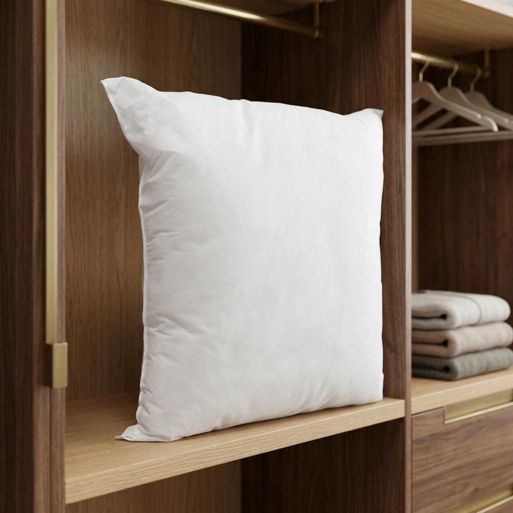 24" White Throw Pillow Insert