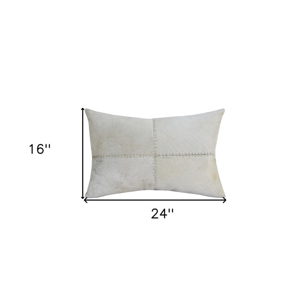 Ivory Lumbar Throw Pillow