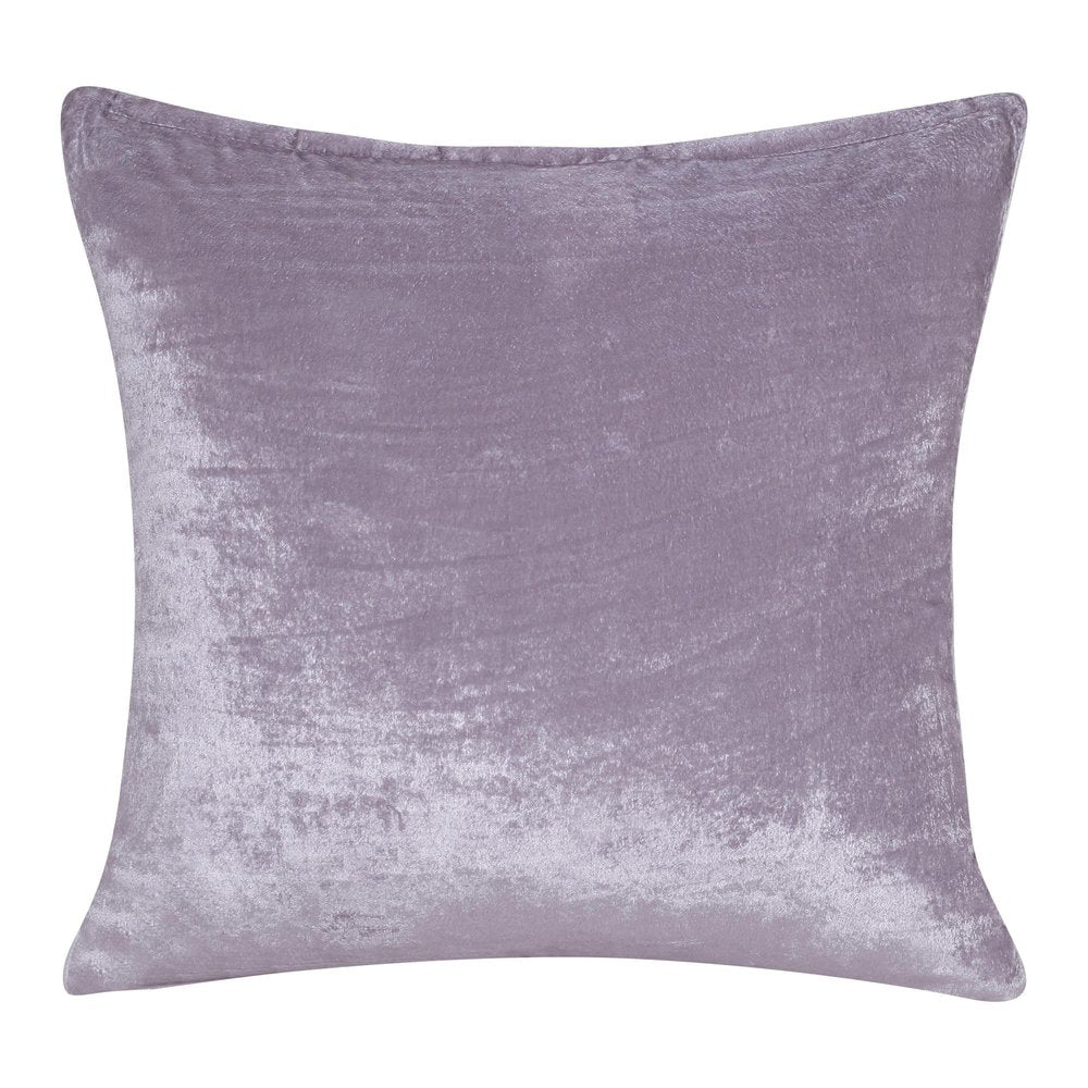 20" Silver Striped Throw Pillow with Beads