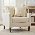 Set of Two 18" Natural and Gold Abstract Cowhide Throw Pillows with Glitter