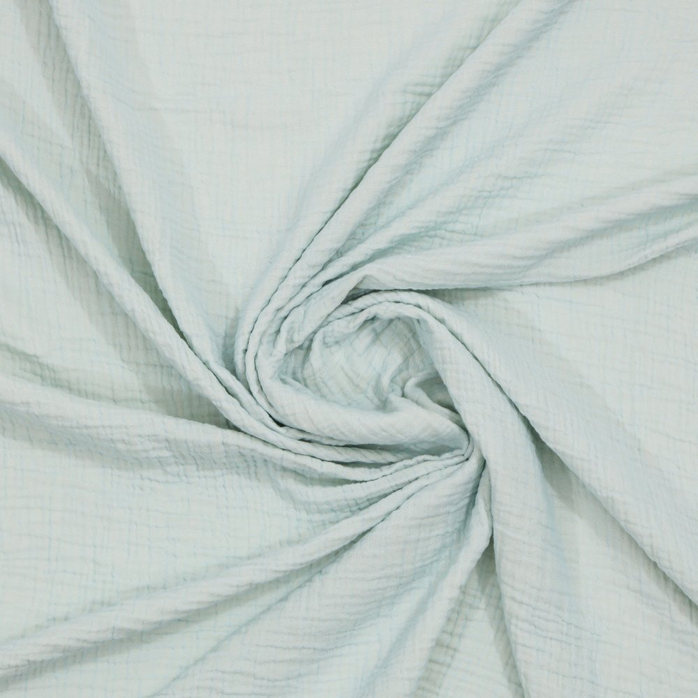 47" X 60" Aqua Cotton Woven Turkish Towel Throw Blanket with Fringe
