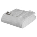 King Platinum Cotton Geometric Blanket