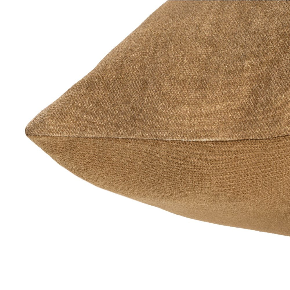 20" Natural Patchwork Cotton Throw Pillow