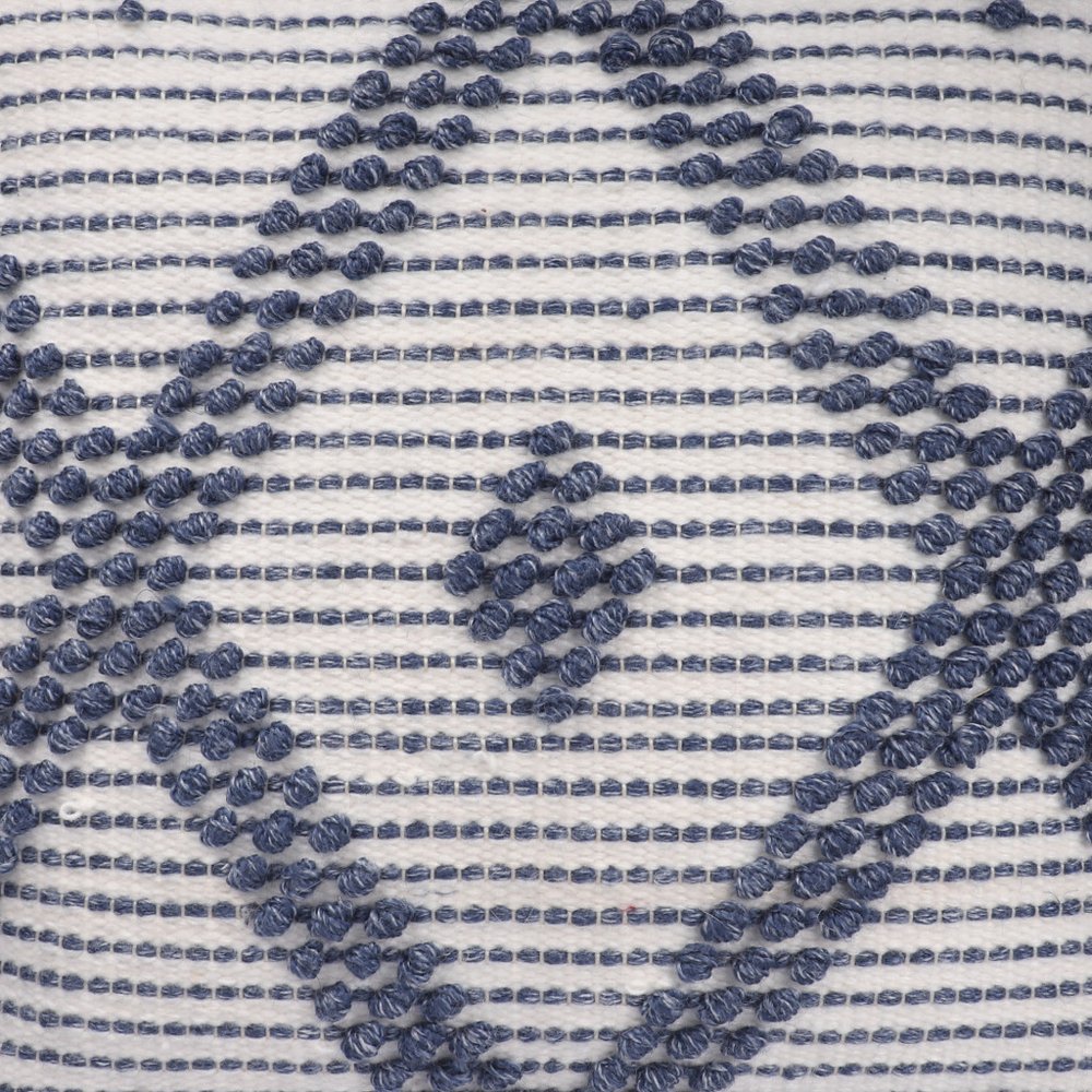 20" Blue Geometric Throw Pillow