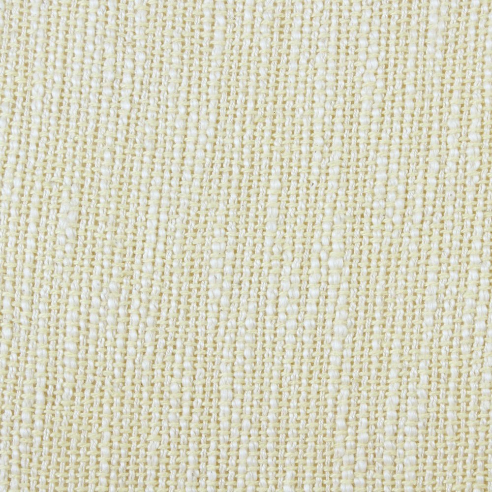 Set of Two 20" Lemon Cotton Throw Pillows with Fringe