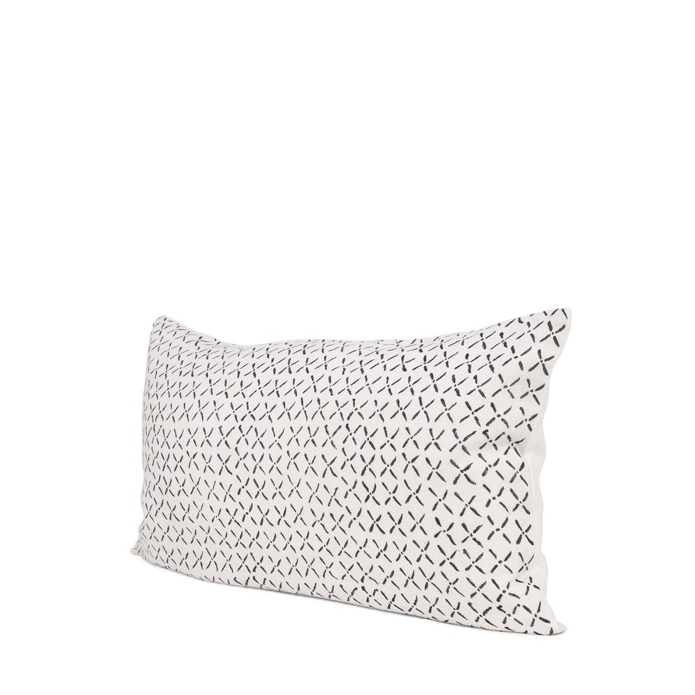 22" Brown Linen Throw Pillow Cover with Texture