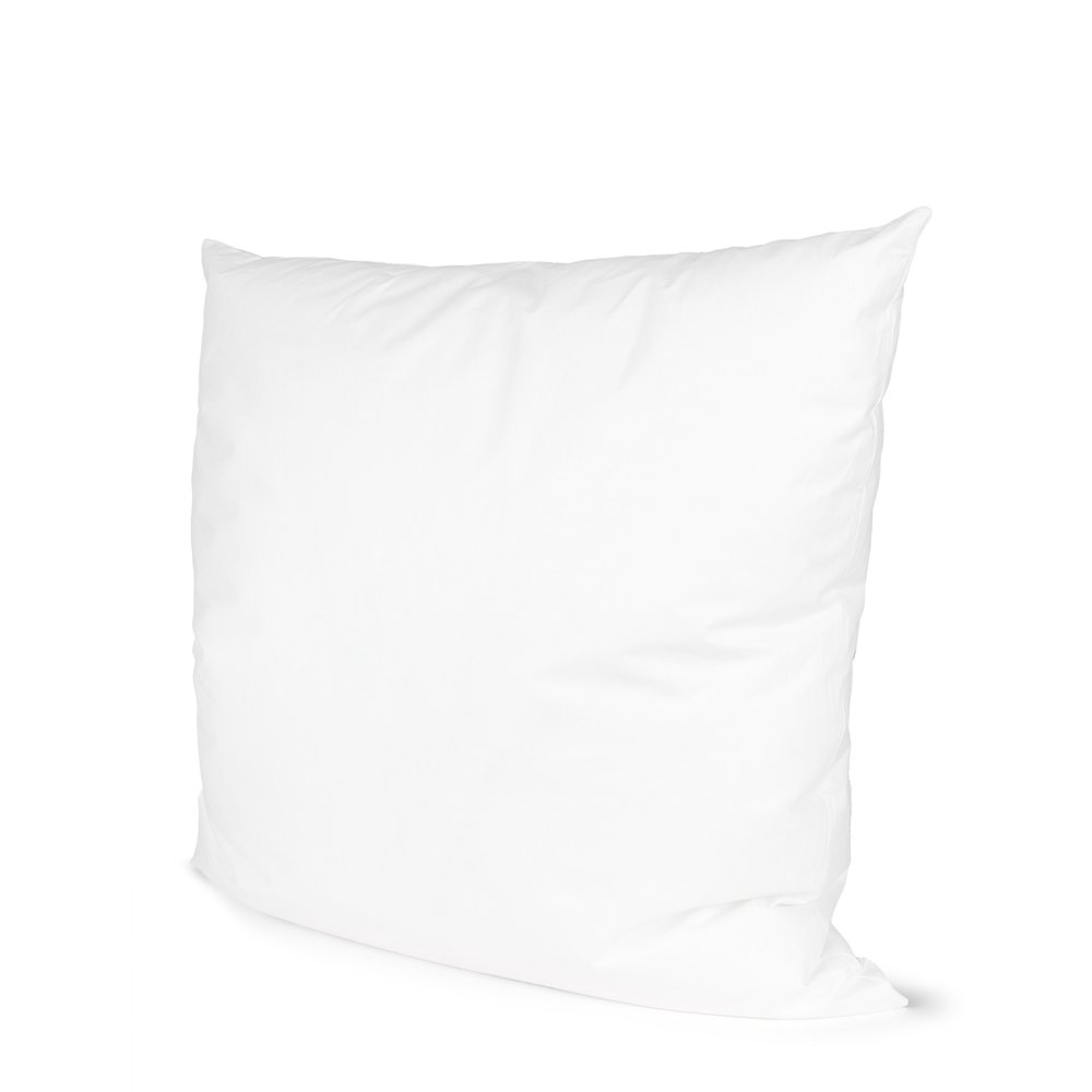 20" White Cotton Throw Pillow Insert