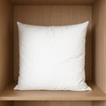 20" White Cotton Throw Pillow Insert