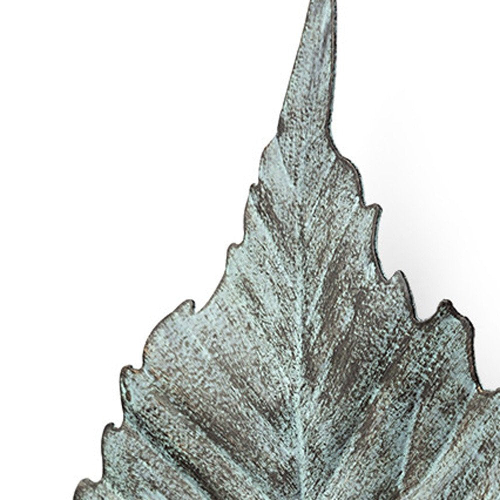 12" X 6" Green Metal Hanging Wall Decor