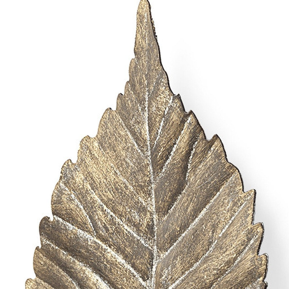 7" X 14" Brown Metal Hanging Wall Decor