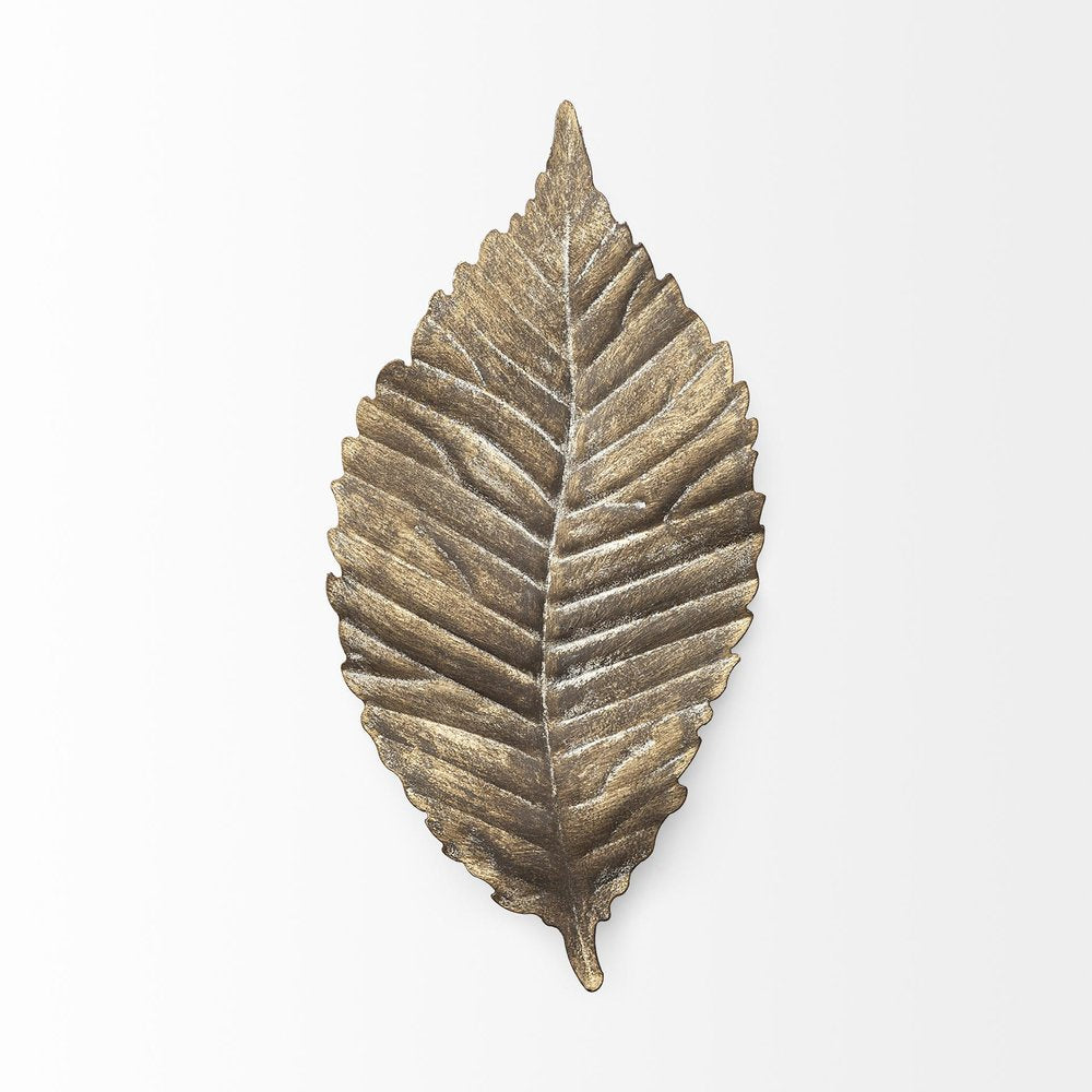 7" X 14" Brown Metal Hanging Wall Decor