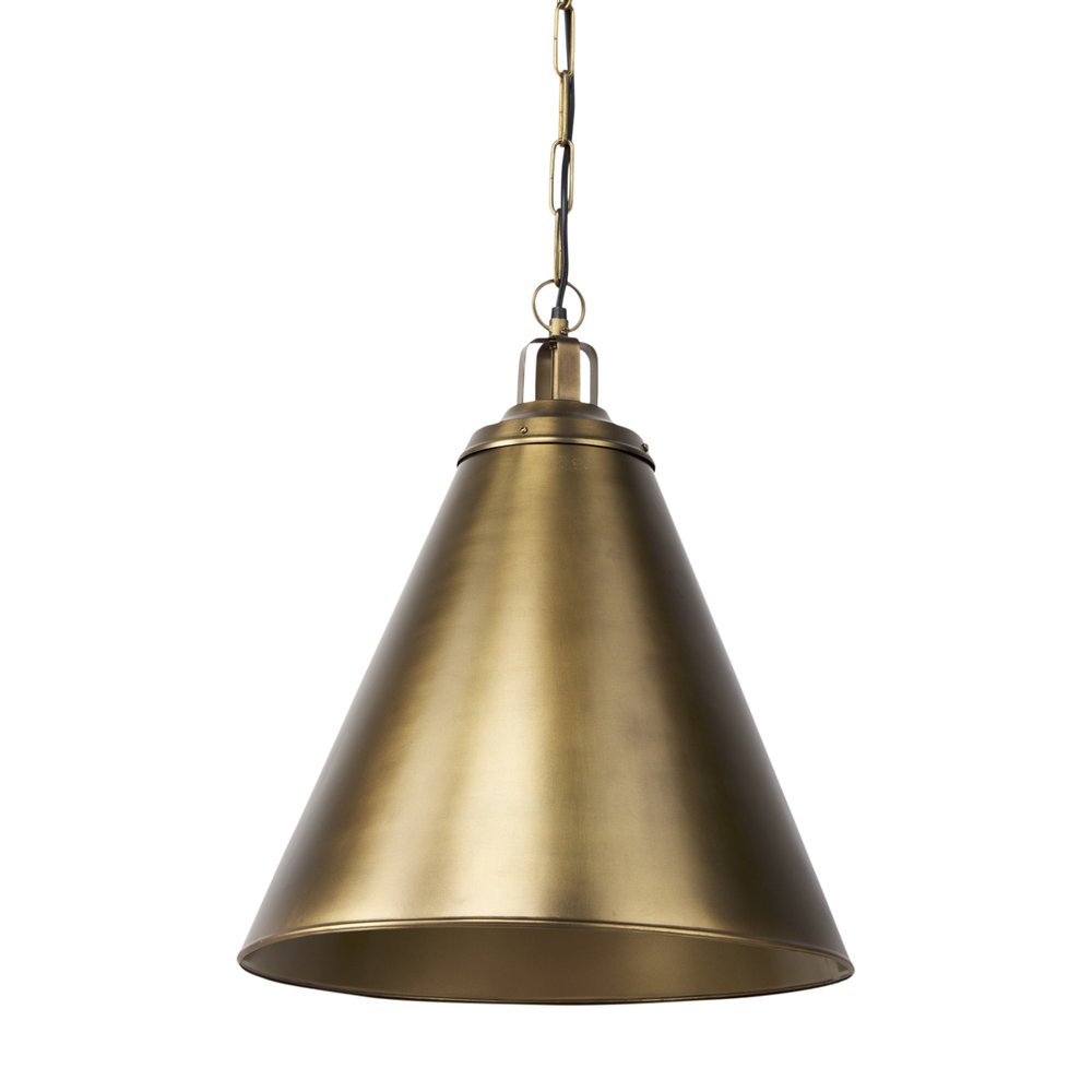 Gold Single Metal Dimmable Ceiling Light With Gold Shades