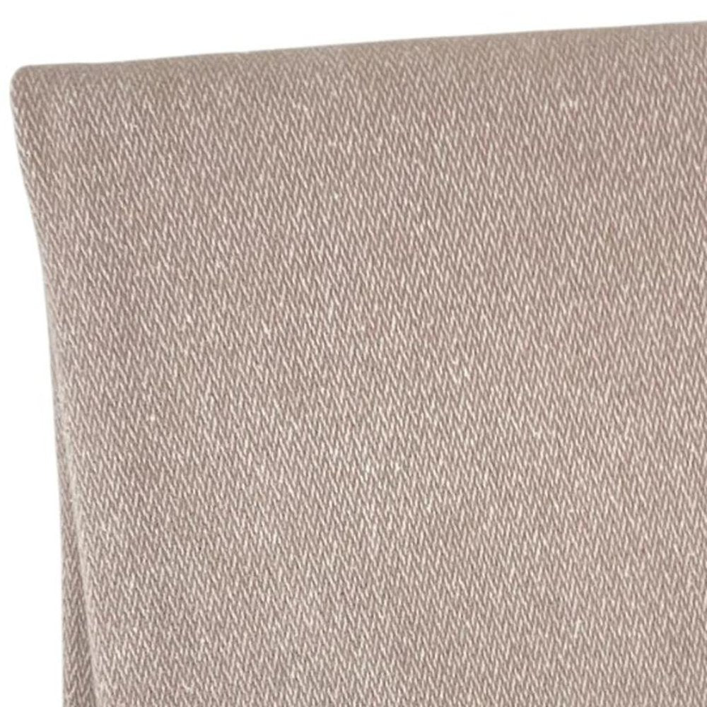 55" X 70" Dusty Rose And White Cotton Blend Woven Herringbone Plush Throw Blanket with Fringe