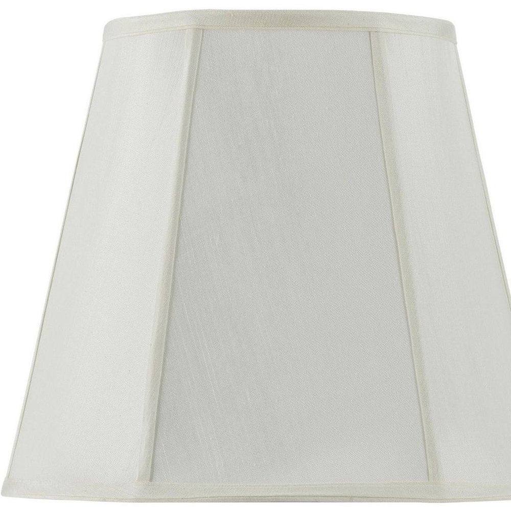 Eggshell Linen Piped Empire Lamp Shade