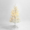 4' White Sparse Flocked Pine Christmas Tree