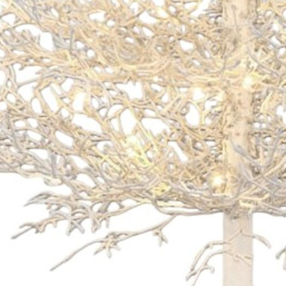 4' White Sparse Flocked Pine Christmas Tree