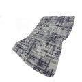 50" X 70" Purple And Gray Abstract Plush Throw Blanket