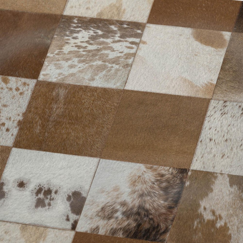 50" X 70" Brown And Ivory Microfiber Animal Print Plush Throw Blanket