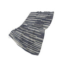 50" X 70" Gray And Charcoal Abstract Plush Throw Blanket
